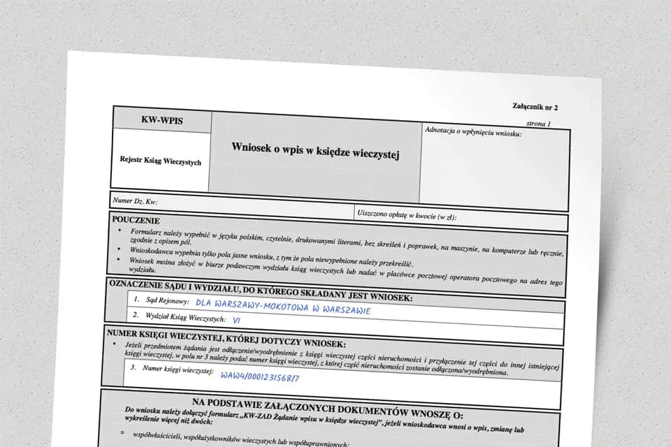 Wykreślenie hipoteki: Wniosek KW-WPIS krok po kroku (bez błędów)