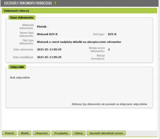 Jak odzyskać nadpłaconą składkę zdrowotną? Wniosek RZS-P krok po kroku