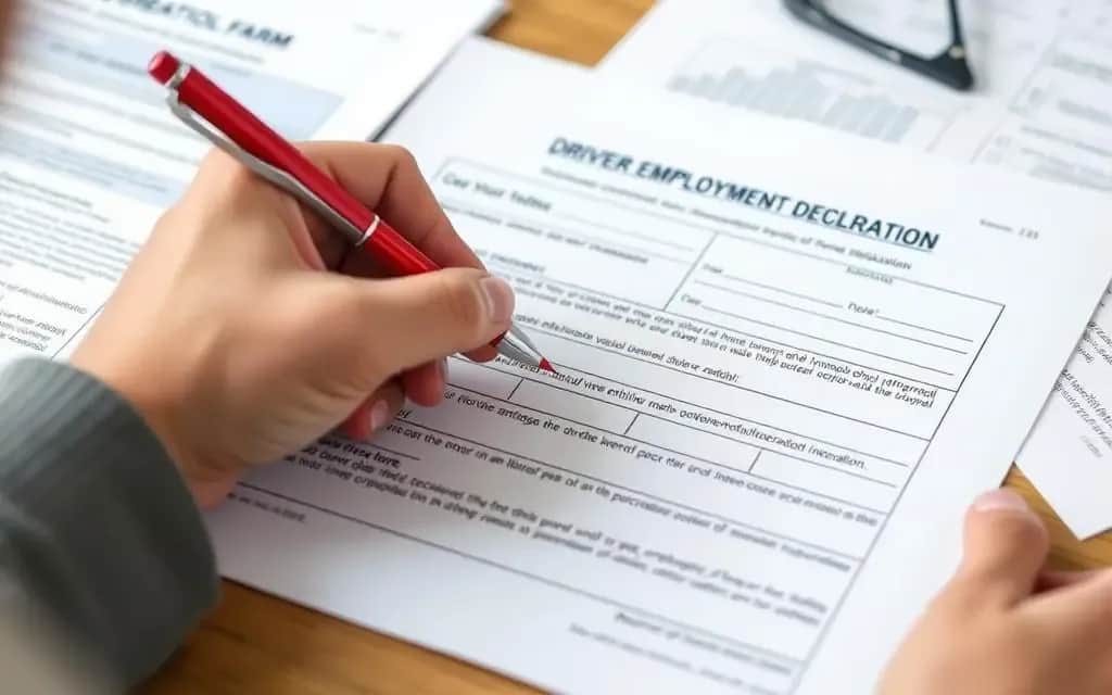 Oświadczenie o zatrudnieniu kierowcy: Jak wypełnić i uniknąć kar?
